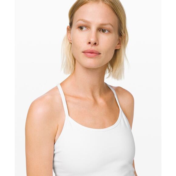 Lululemon Power Y Tank *Luon - 4 -  White - Picture 5 of 6